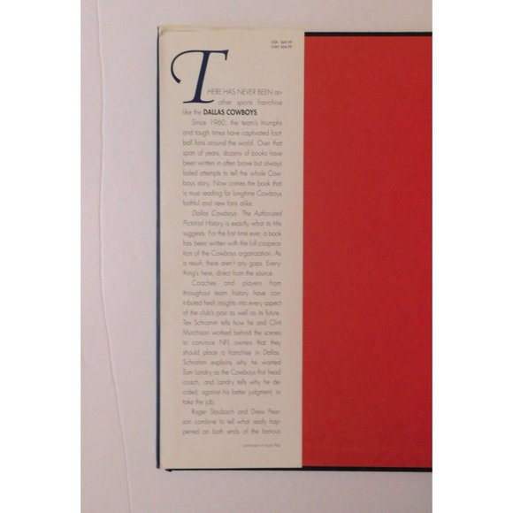 Dallas Cowboys Our Story Authorized Pictorial History by Jeff Guinn 1996 HBDJ - Picture 3 of 12